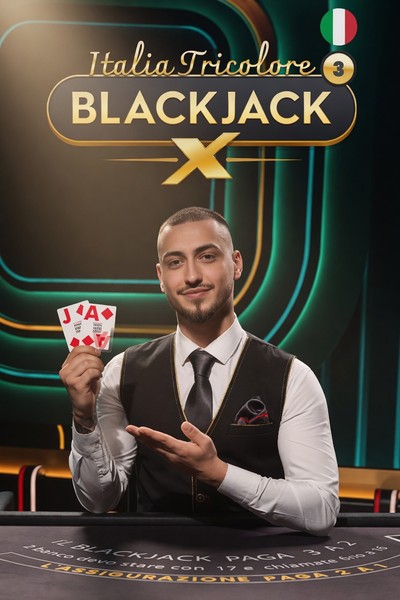 Blackjack Italia Tricolore 3 game at Betwest Casino