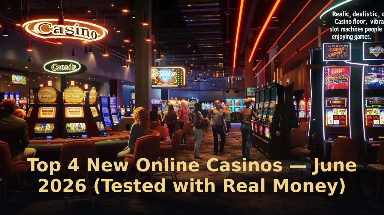 Top 4 New Online Casinos — June 2026 (Tested with Real Money)